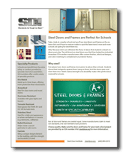 snap of article on school door info