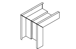 diagram of full profile welded frame